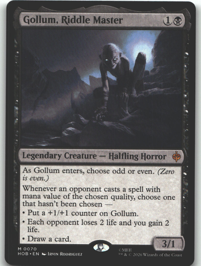 Gollum, Riddle Master