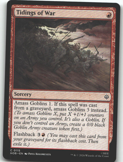 Tidings of War