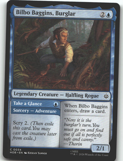 Bilbo Baggins, Burglar