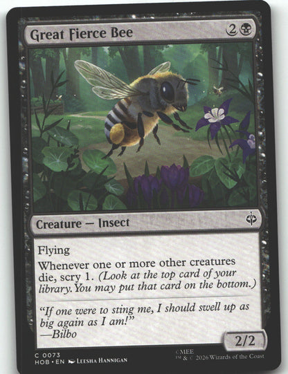 Great Fierce Bee