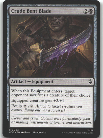 Crude Bent Blade