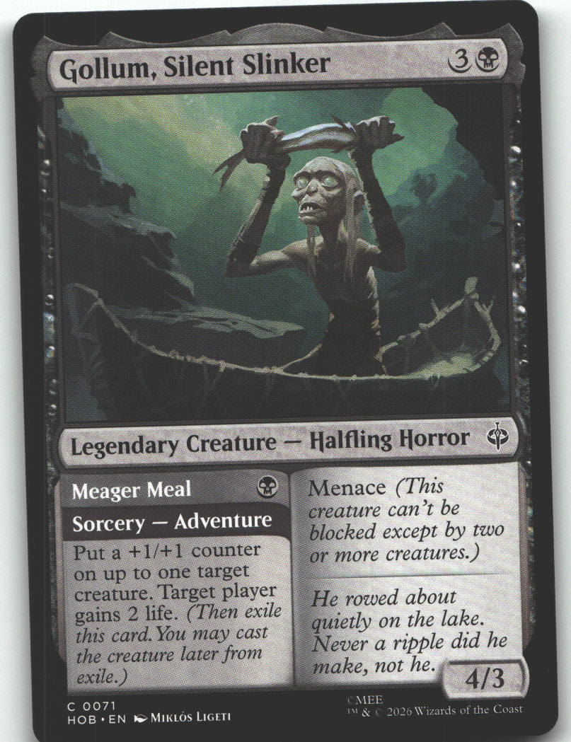 Gollum, Silent Slinker