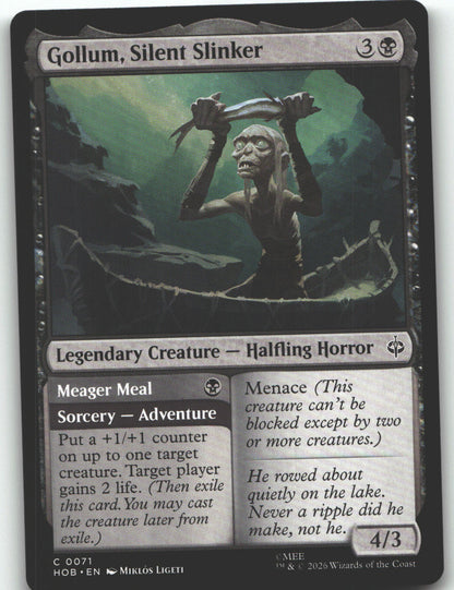 Gollum, Silent Slinker