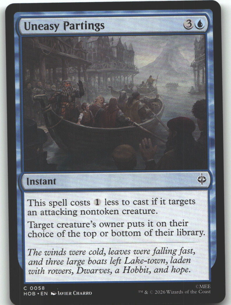 Uneasy Partings