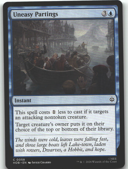 Uneasy Partings
