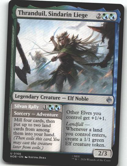 Thranduil, Sindarin Liege