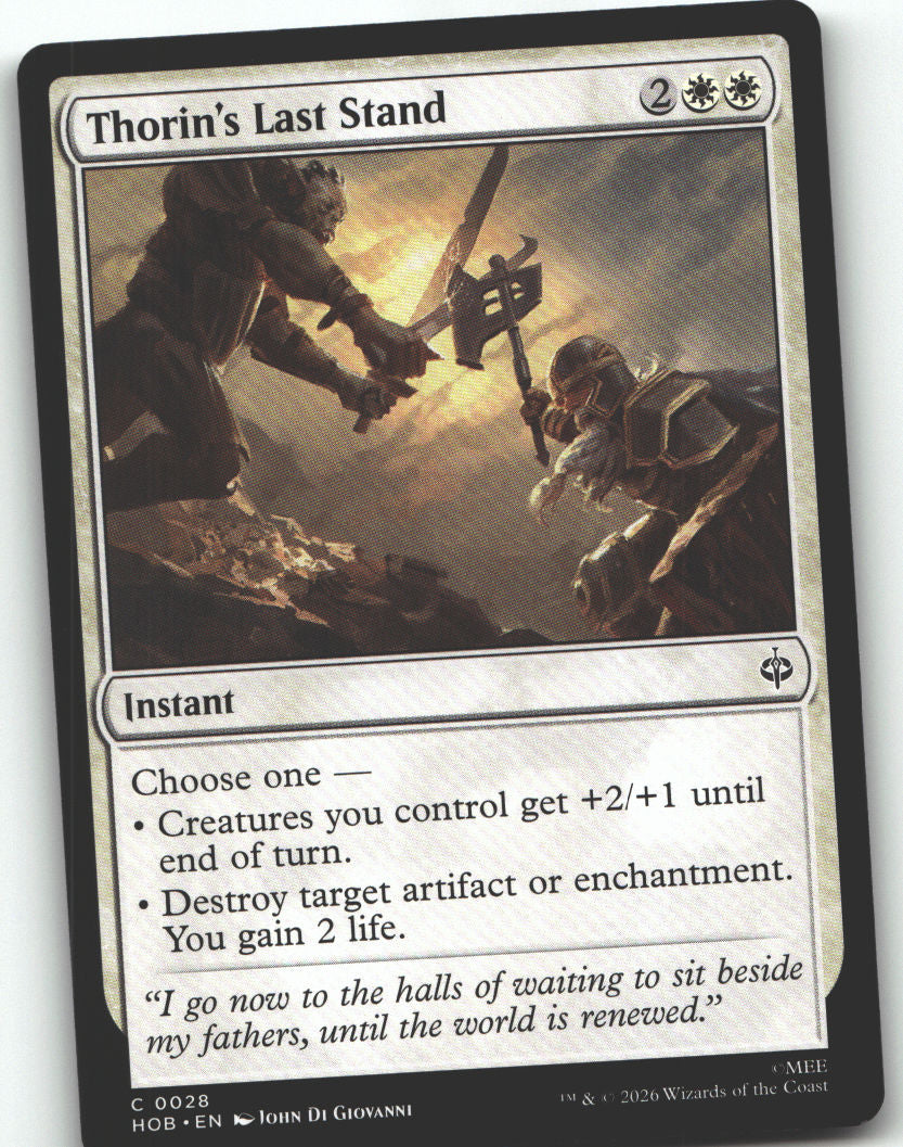 Thorin's Last Stand