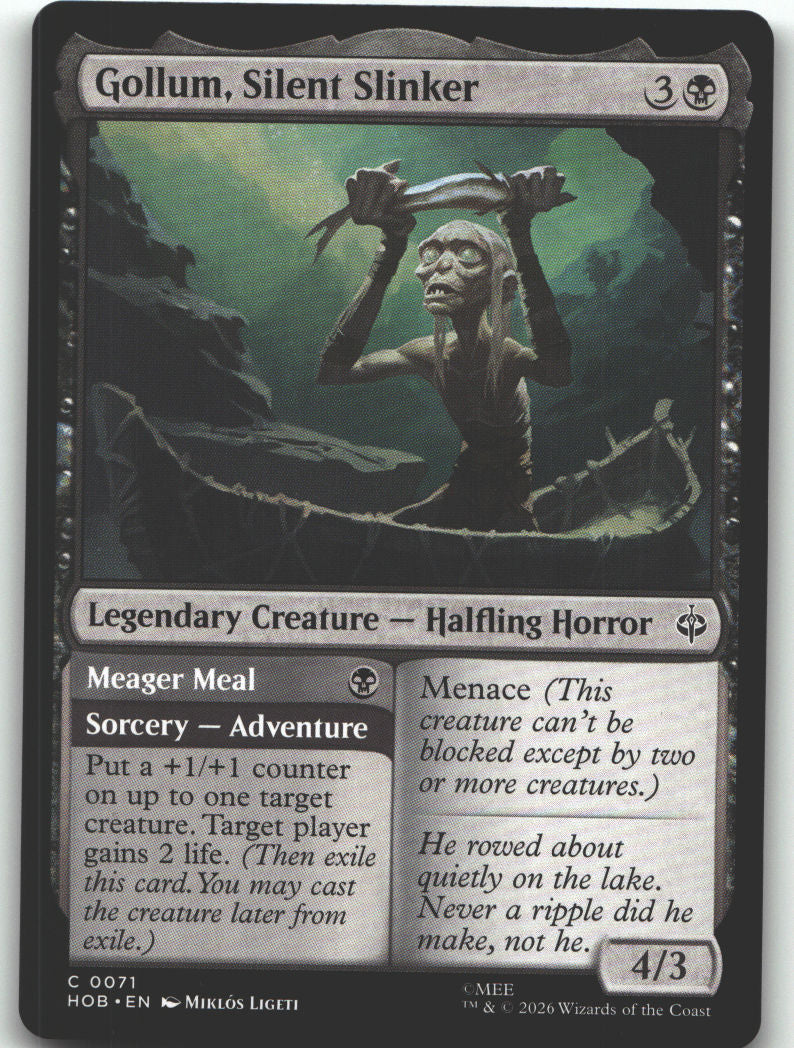 Gollum, Silent Slinker