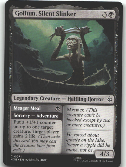 Gollum, Silent Slinker