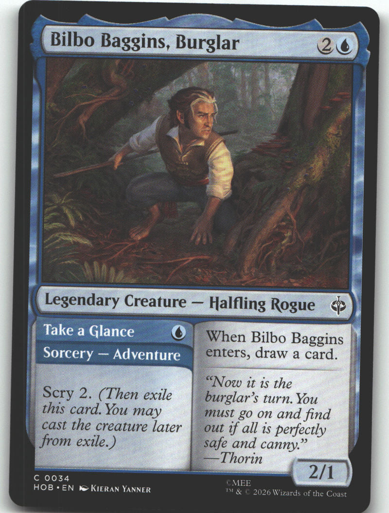 Bilbo Baggins, Burglar