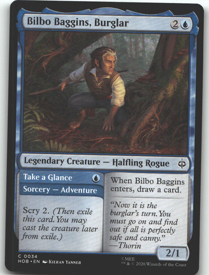 Bilbo Baggins, Burglar