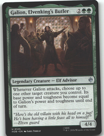 Galion, Elvenking's Butler