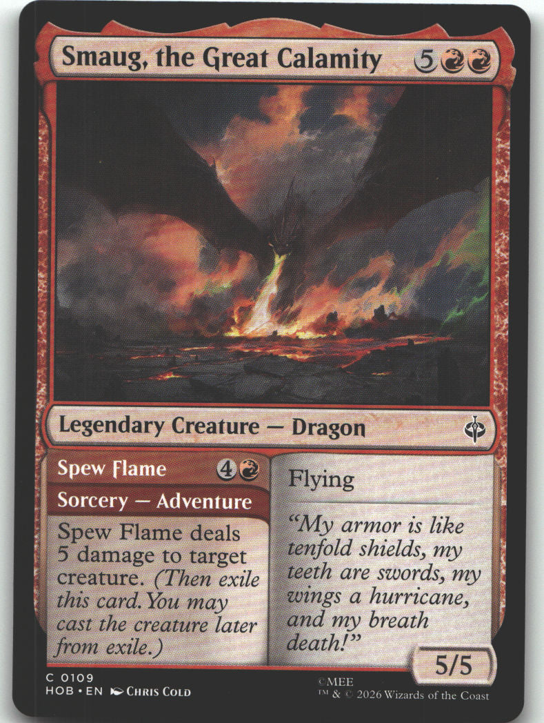 Smaug, the Great Calamity