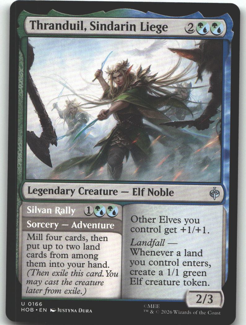 Thranduil, Sindarin Liege
