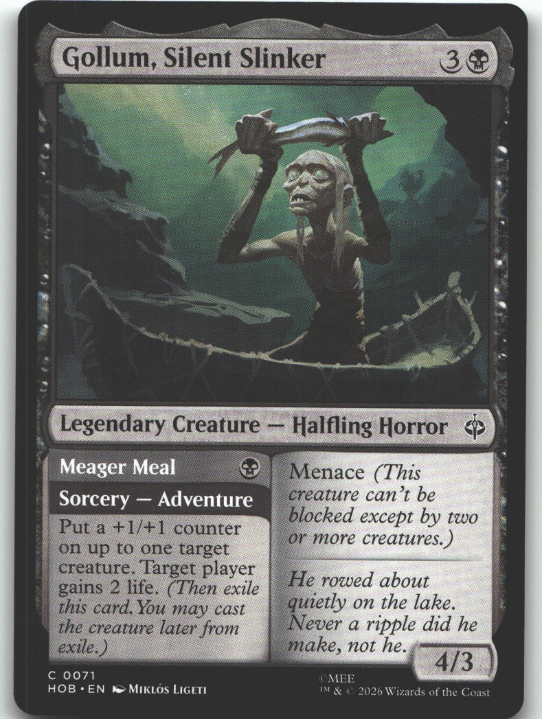 Gollum, Silent Slinker