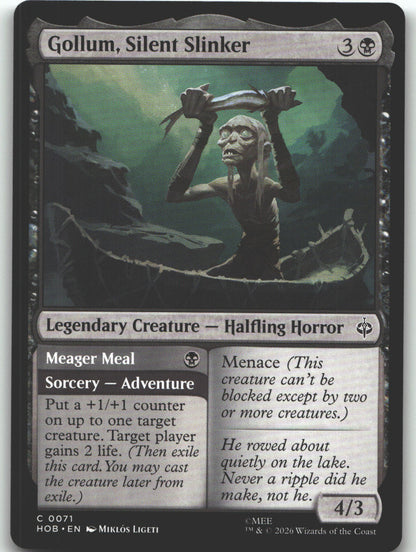 Gollum, Silent Slinker