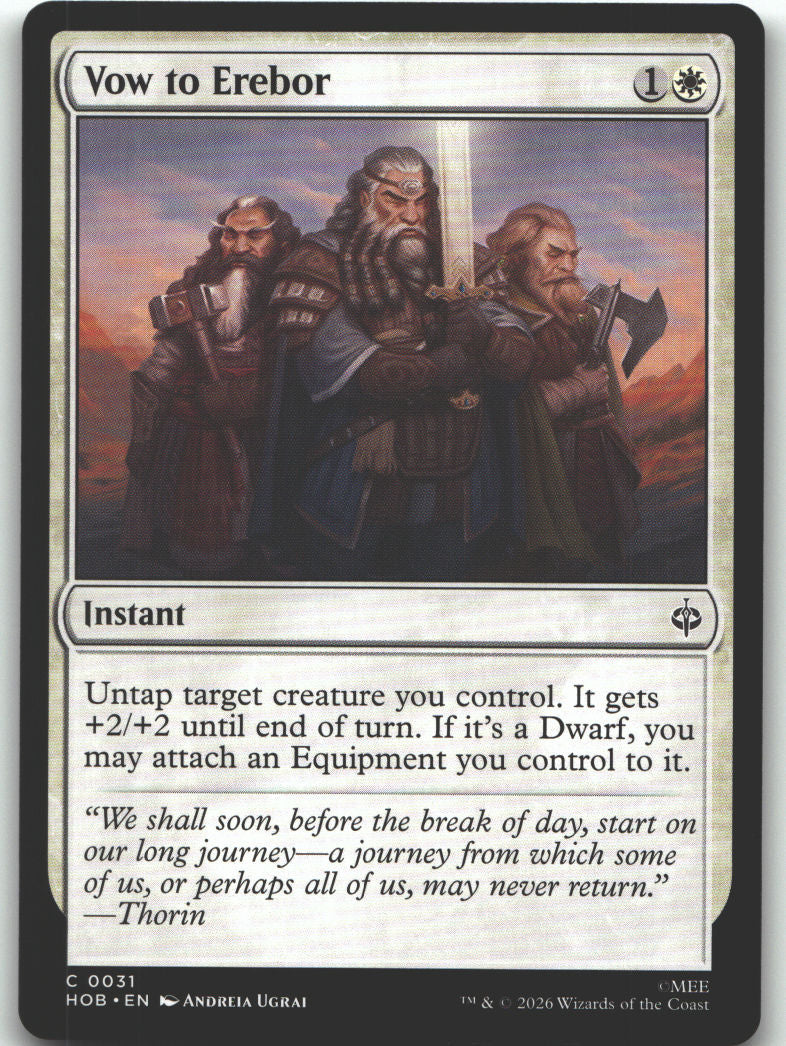 Vow to Erebor