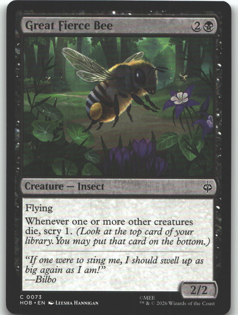 Great Fierce Bee