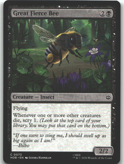 Great Fierce Bee