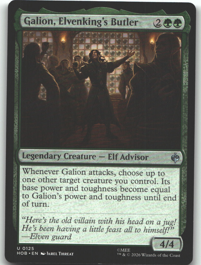 Galion, Elvenking's Butler