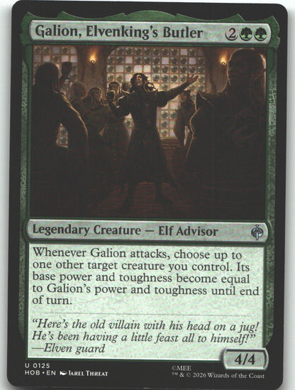 Galion, Elvenking's Butler
