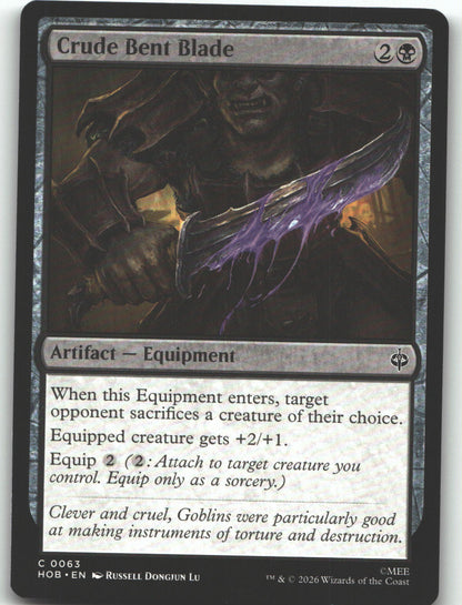 Crude Bent Blade