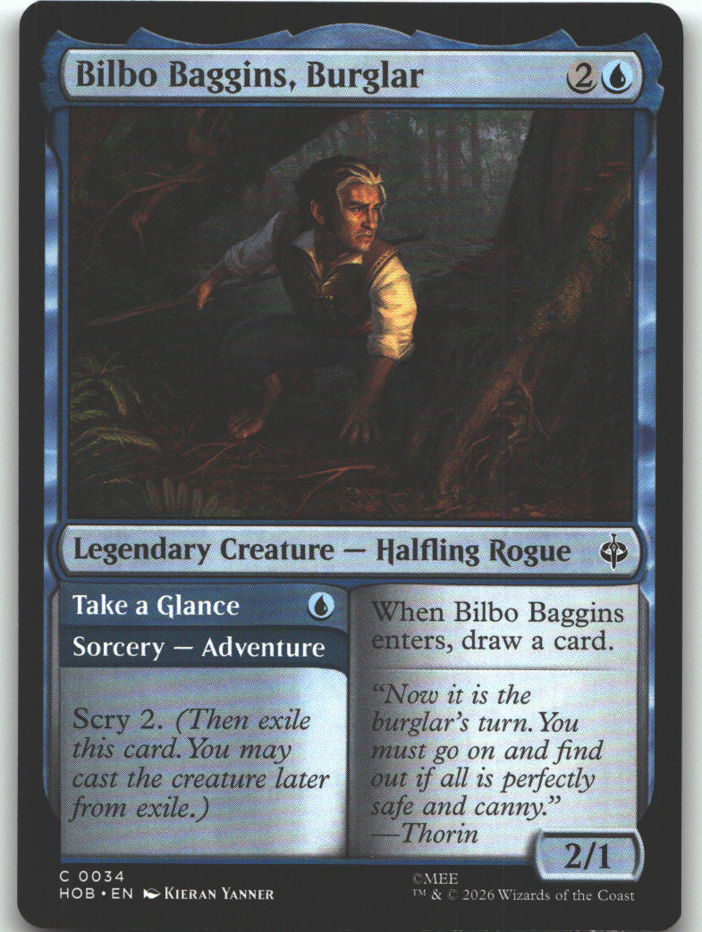 Bilbo Baggins, Burglar