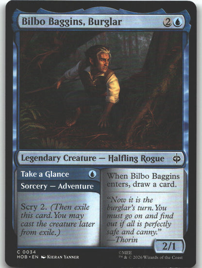 Bilbo Baggins, Burglar