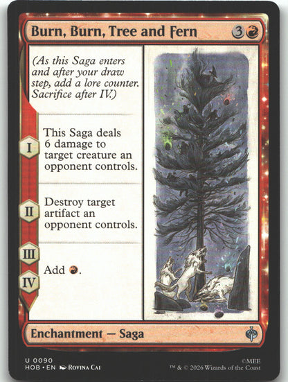 Burn, Burn, Tree and Fern