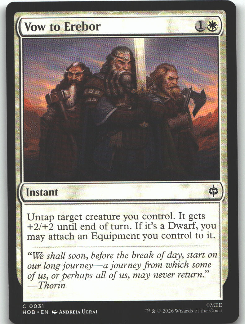 Vow to Erebor