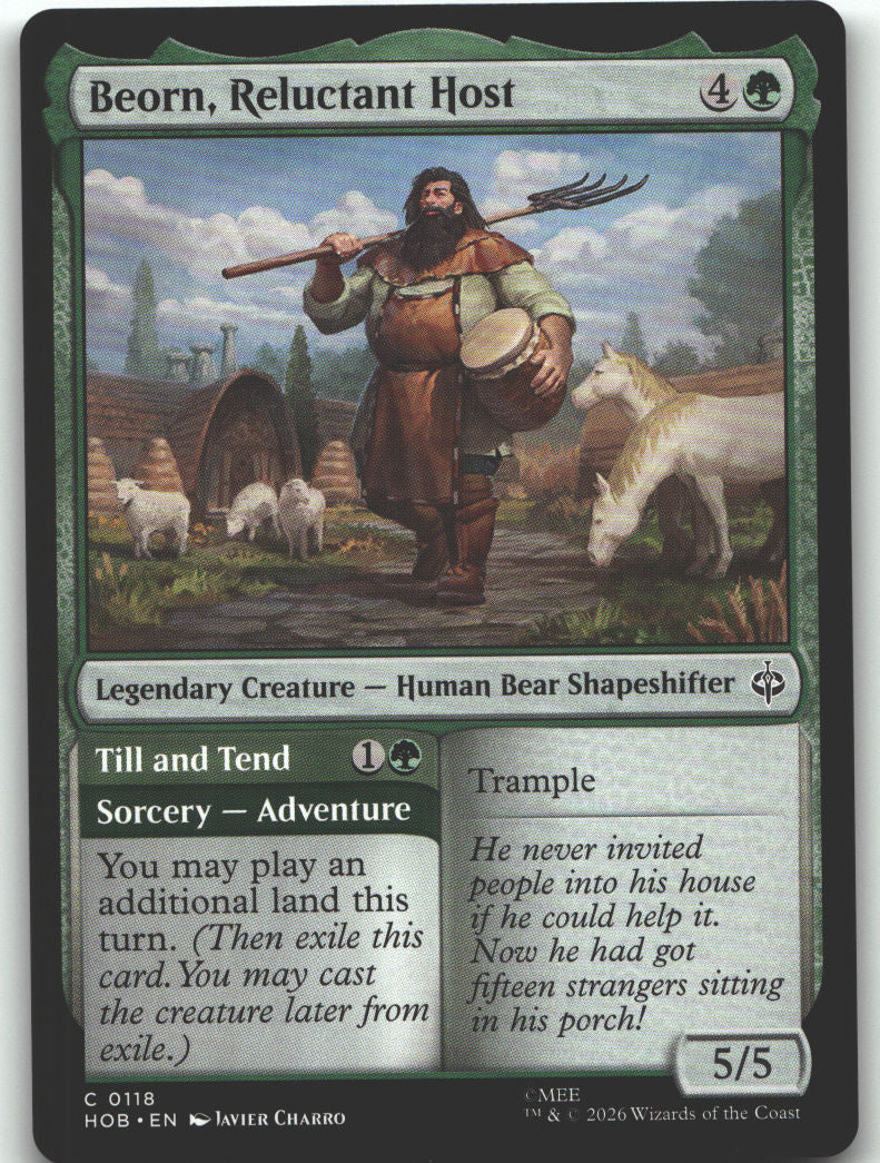 Beorn, Reluctant Host