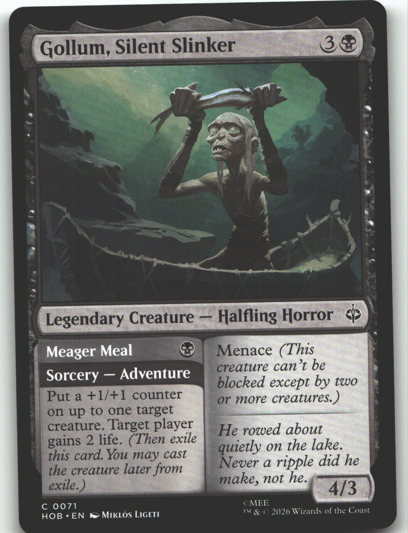 Gollum, Silent Slinker