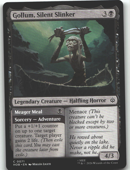 Gollum, Silent Slinker