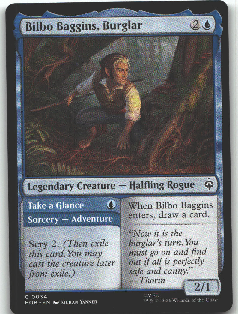 Bilbo Baggins, Burglar