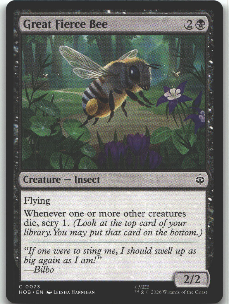 Great Fierce Bee