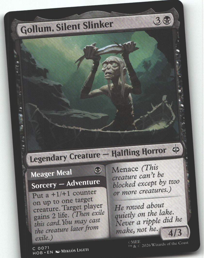 Gollum, Silent Slinker