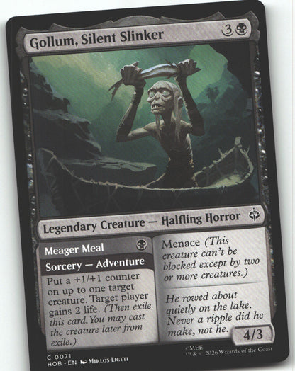 Gollum, Silent Slinker