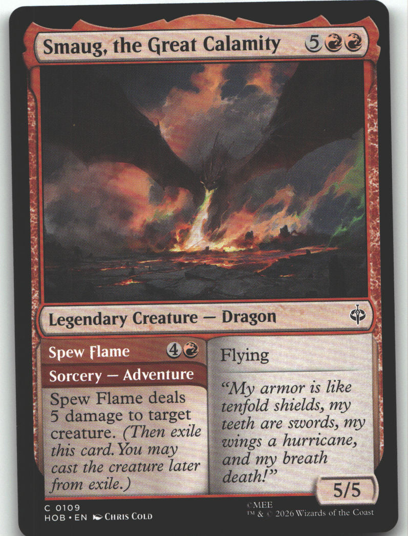 Smaug, the Great Calamity