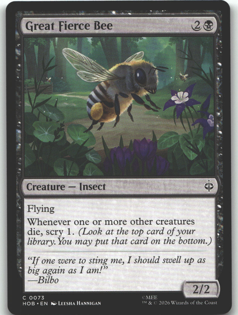 Great Fierce Bee