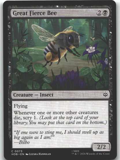 Great Fierce Bee