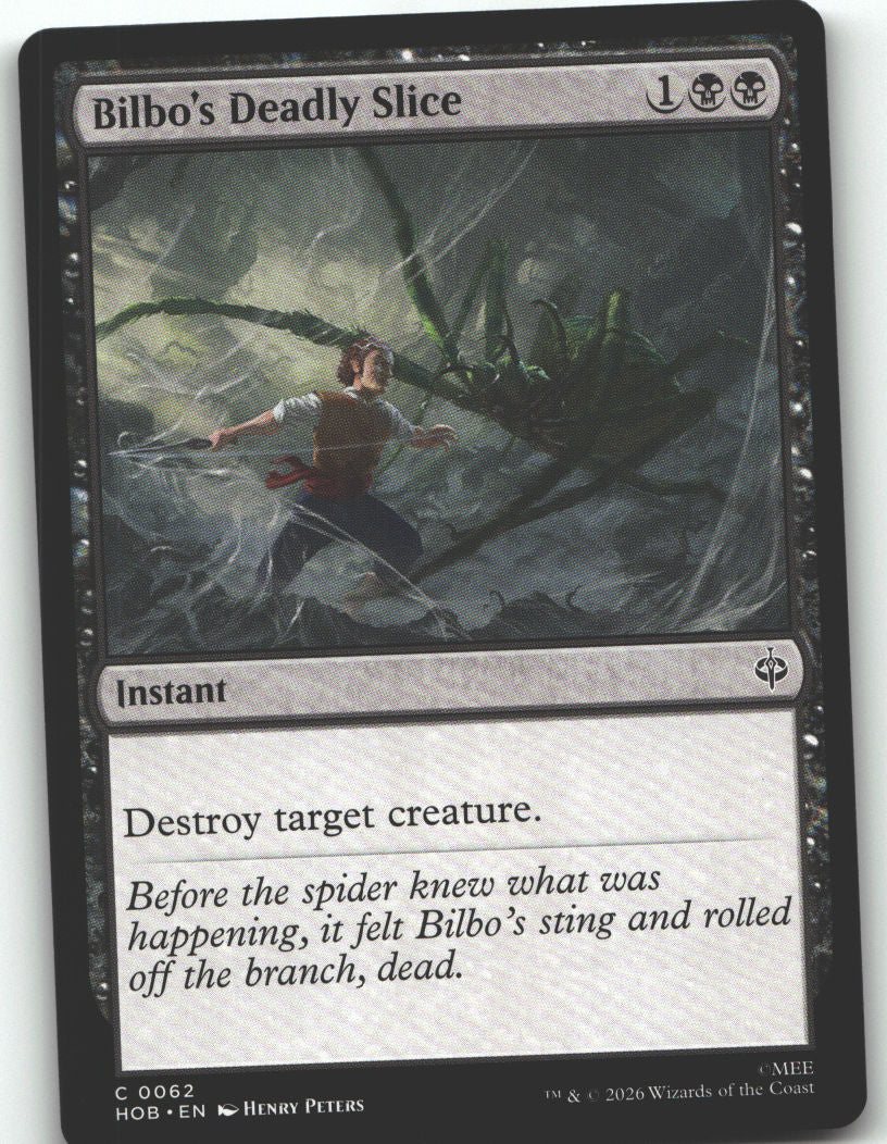 Bilbo's Deadly Slice