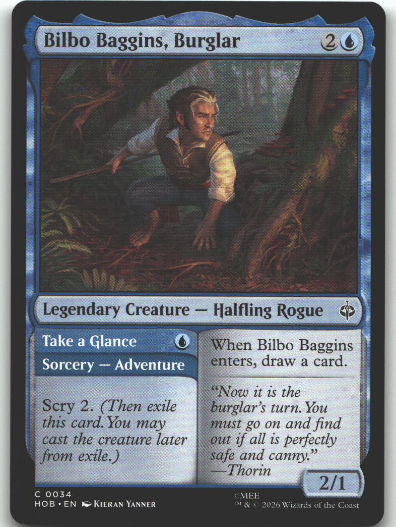 Bilbo Baggins, Burglar