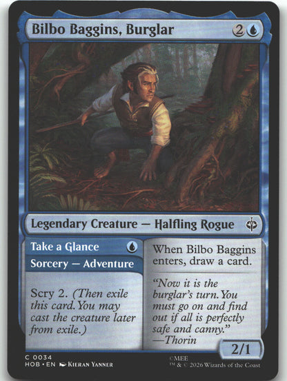 Bilbo Baggins, Burglar