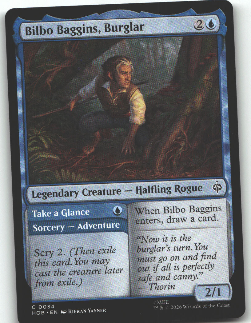 Bilbo Baggins, Burglar