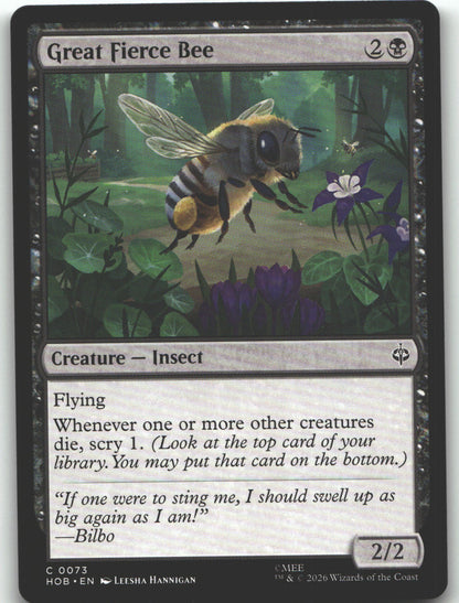 Great Fierce Bee