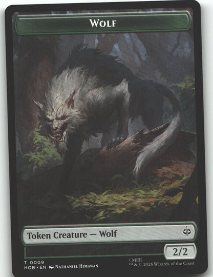 Goblin Army (0003) // Wolf Double-Sided Token