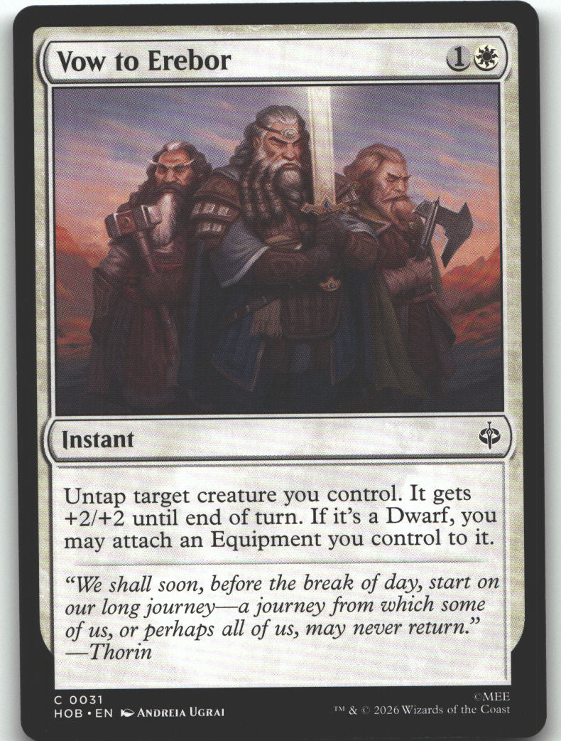 Vow to Erebor
