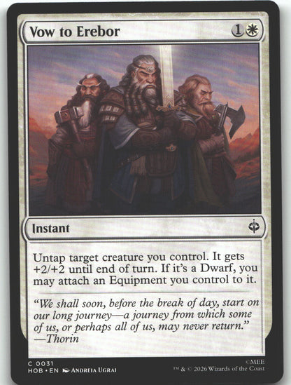 Vow to Erebor
