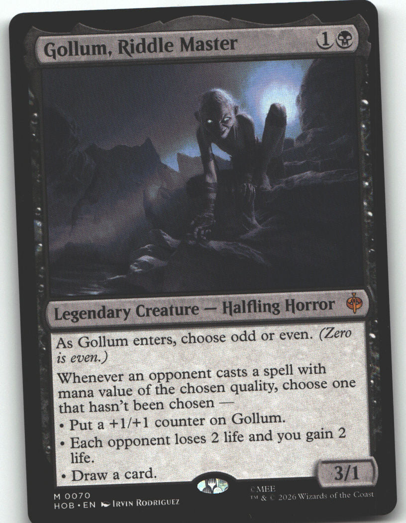 Gollum, Riddle Master