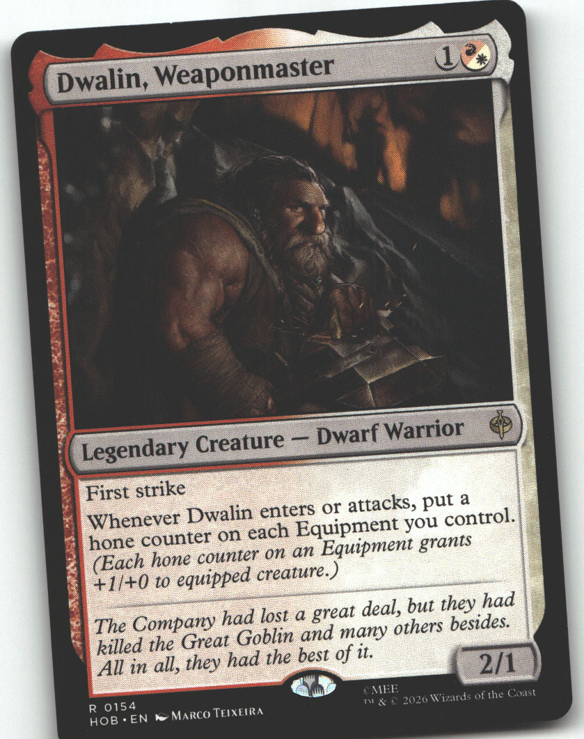 Dwalin, Weaponmaster